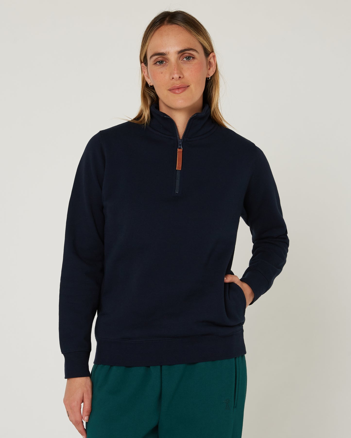 Pilbara Women's Zip C/F Fleece Pullover