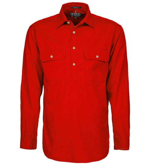 Pilbara C/F L/S Work Shirts