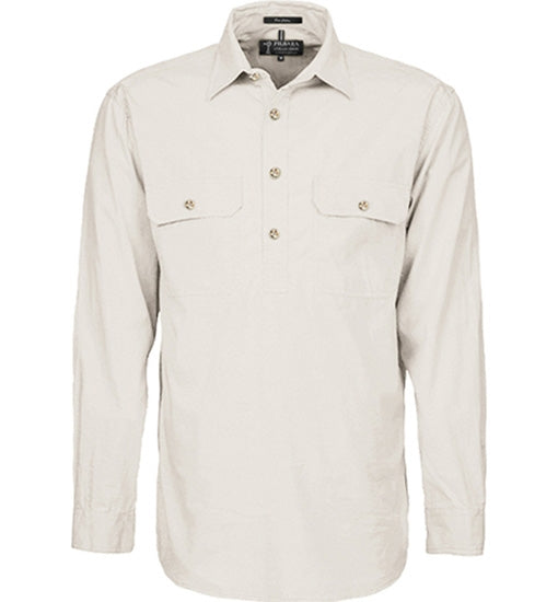 Pilbara C/F L/S Work Shirts