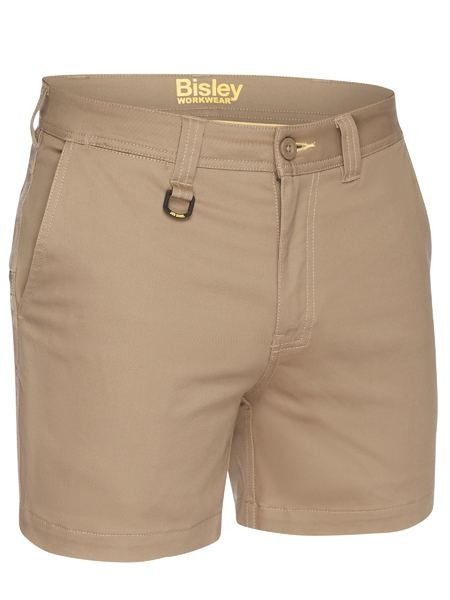 Stretch Cotton Drill Work Short