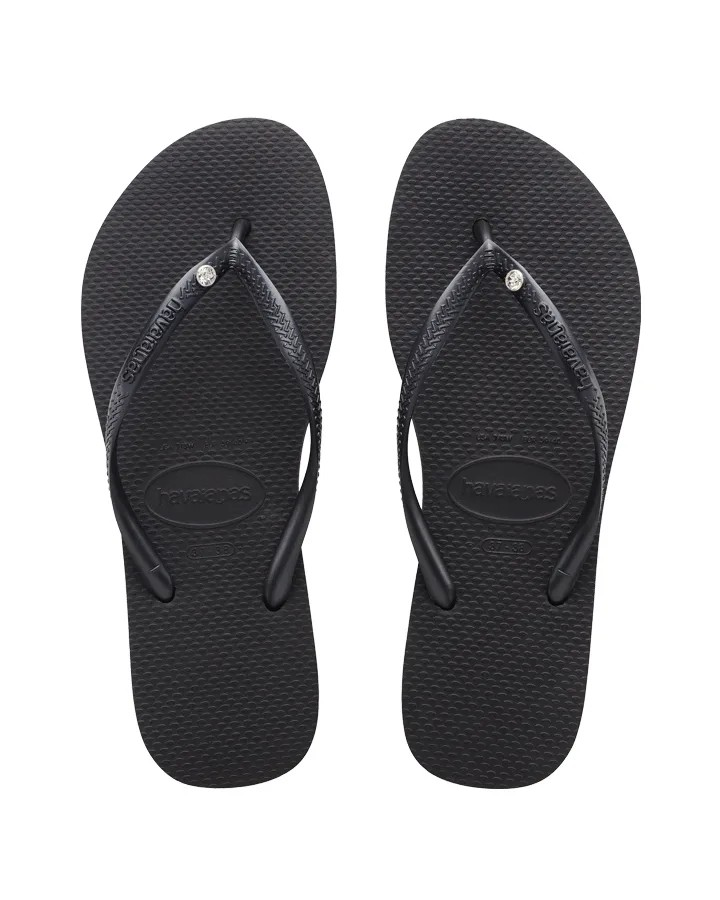 Havaianas Slim Crystal Thongs