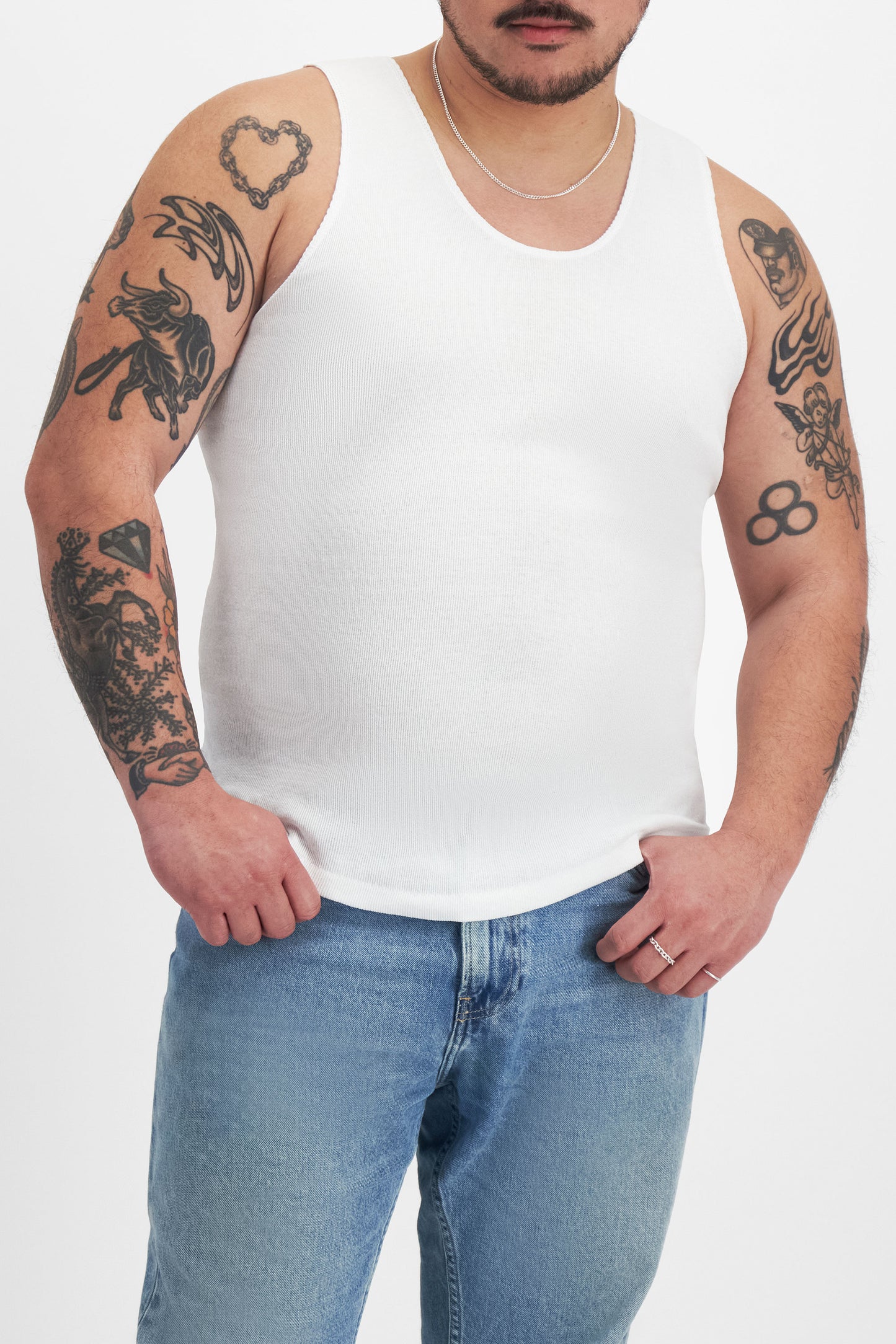 Bonds 1pk White Chesty