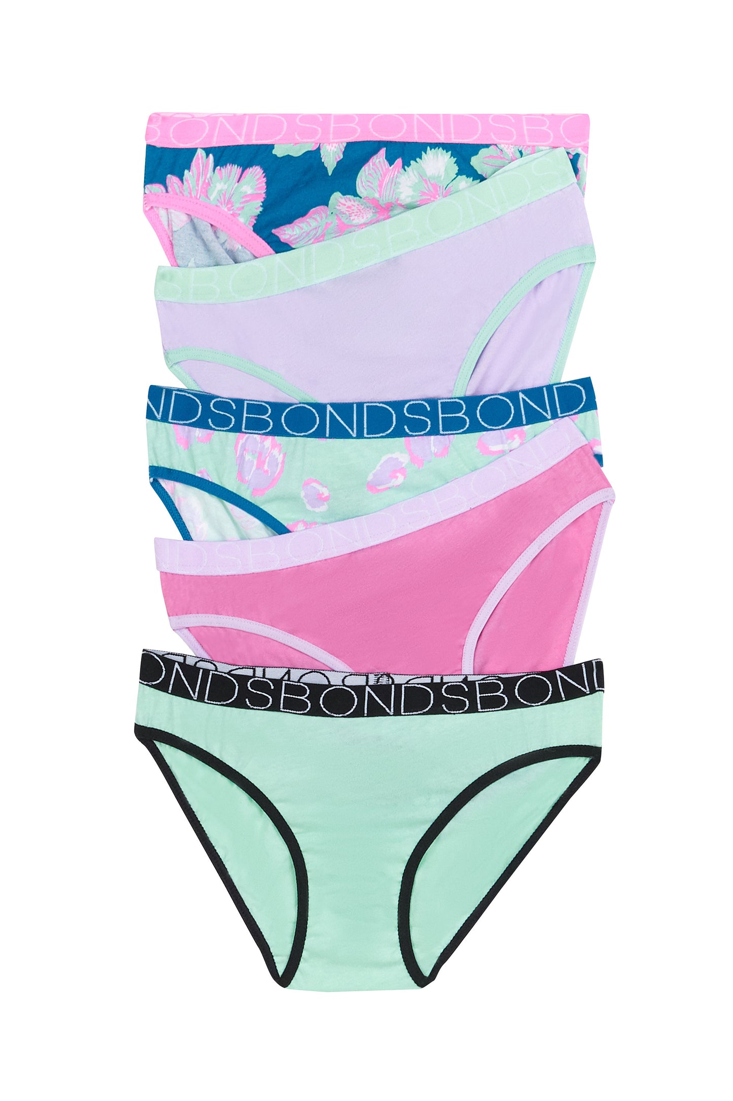 Bonds Girl's Multipack Bikini 5pk