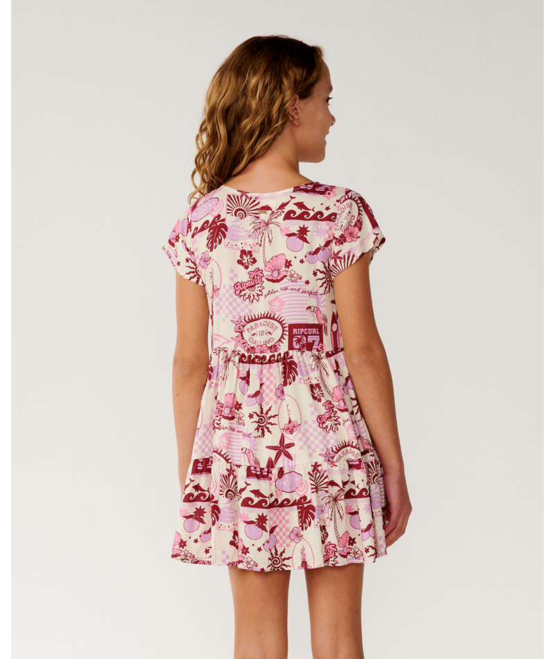 Costa Del Sol Woven Dress - Girl