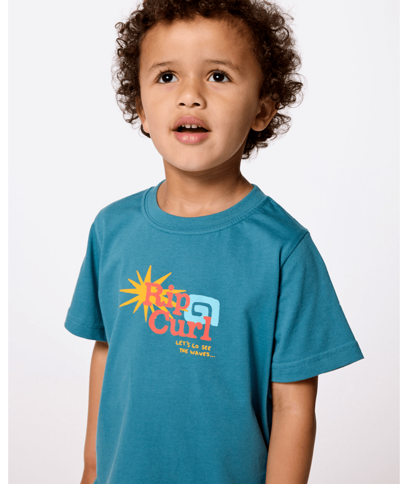 Rip Curl Lets See The Waves Tee - Boy