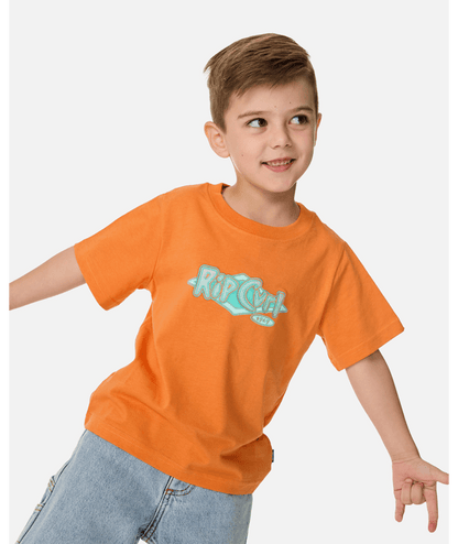Rip Curl Ride The Wave Logo Tee - Boy
