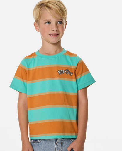 Rip Curl Ride The Wave Stripe Tee - Boy