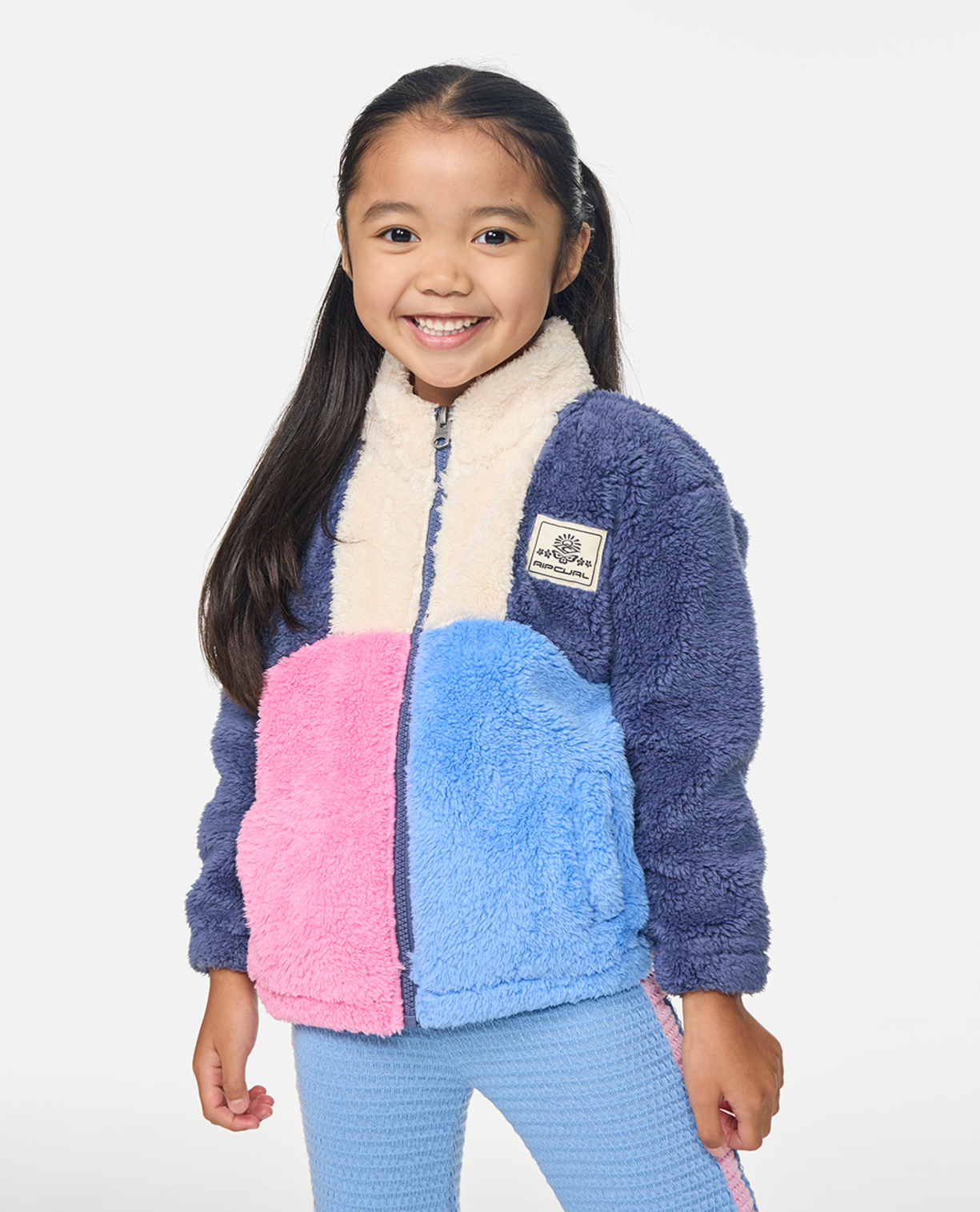 Rip Curl Surf Block Polar Fleece - Girl