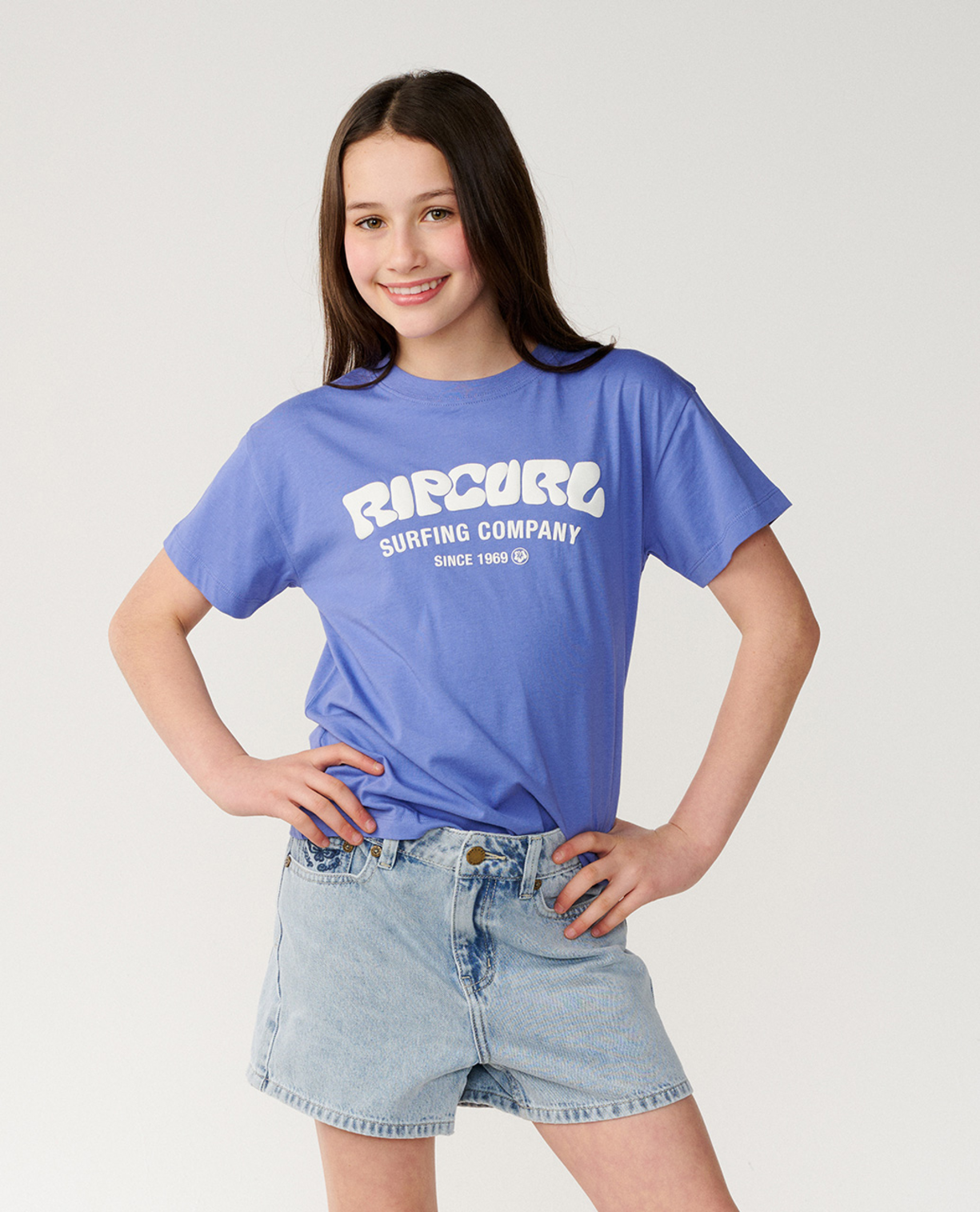 Rip Curl Surf Puff Relaxed Tee - Girl