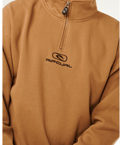 Rip Curl Pill Icon 1/4 Zip Crew