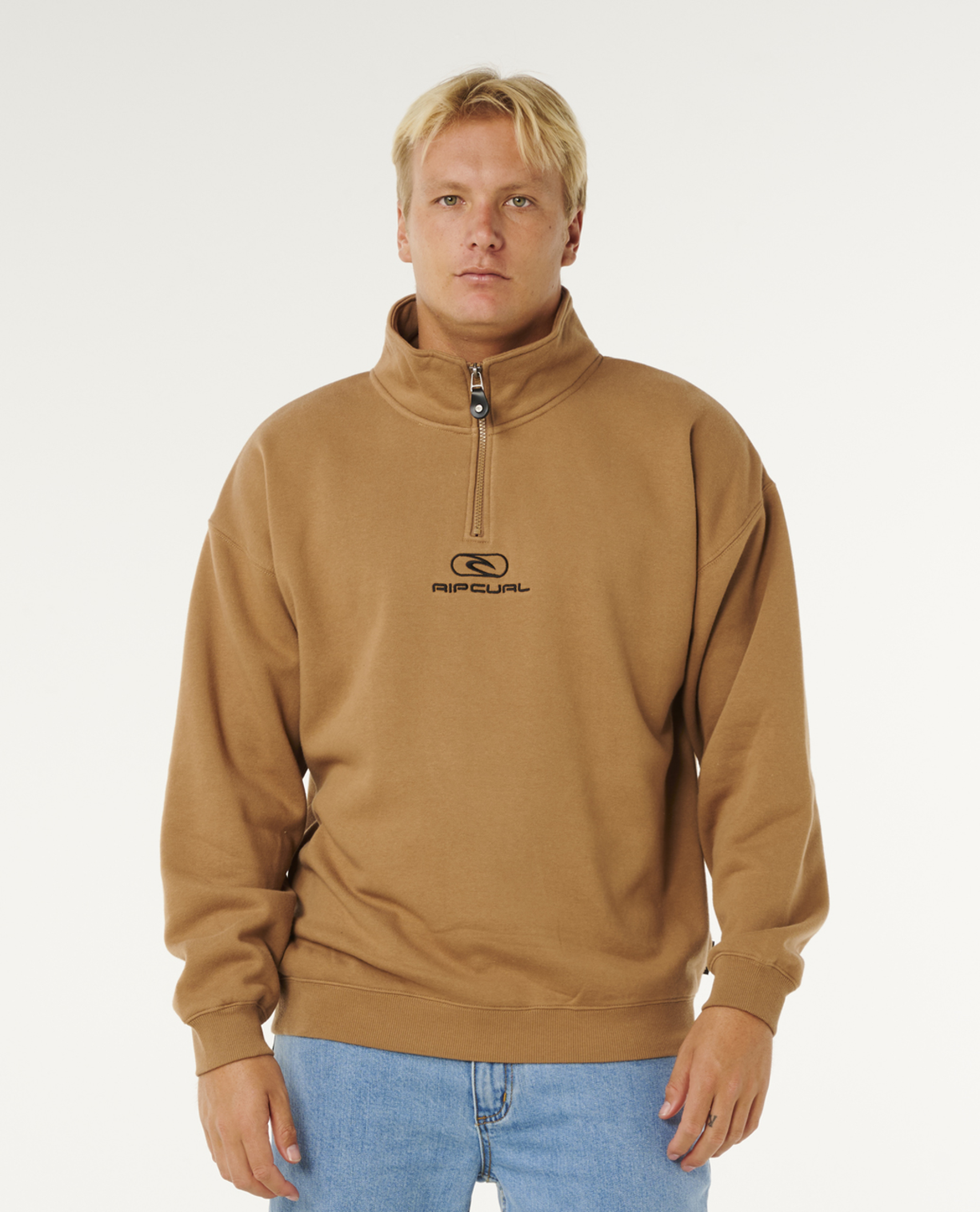 Rip Curl Pill Icon 1/4 Zip Crew