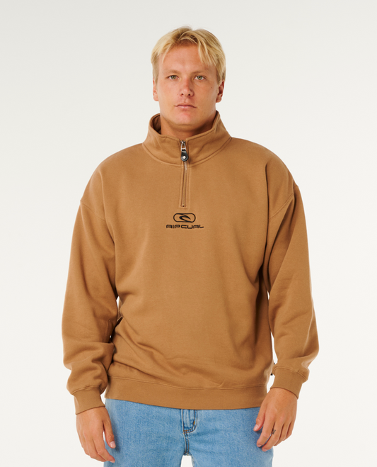Rip Curl Pill Icon 1/4 Zip Crew