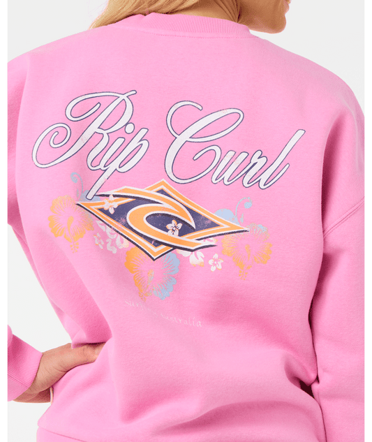 Rip Curl Hibiscus Diamond Heritage Crew
