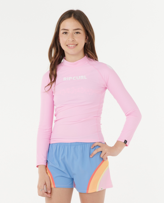 Rip Curl Classic Surf LS Rash Vest - Girl