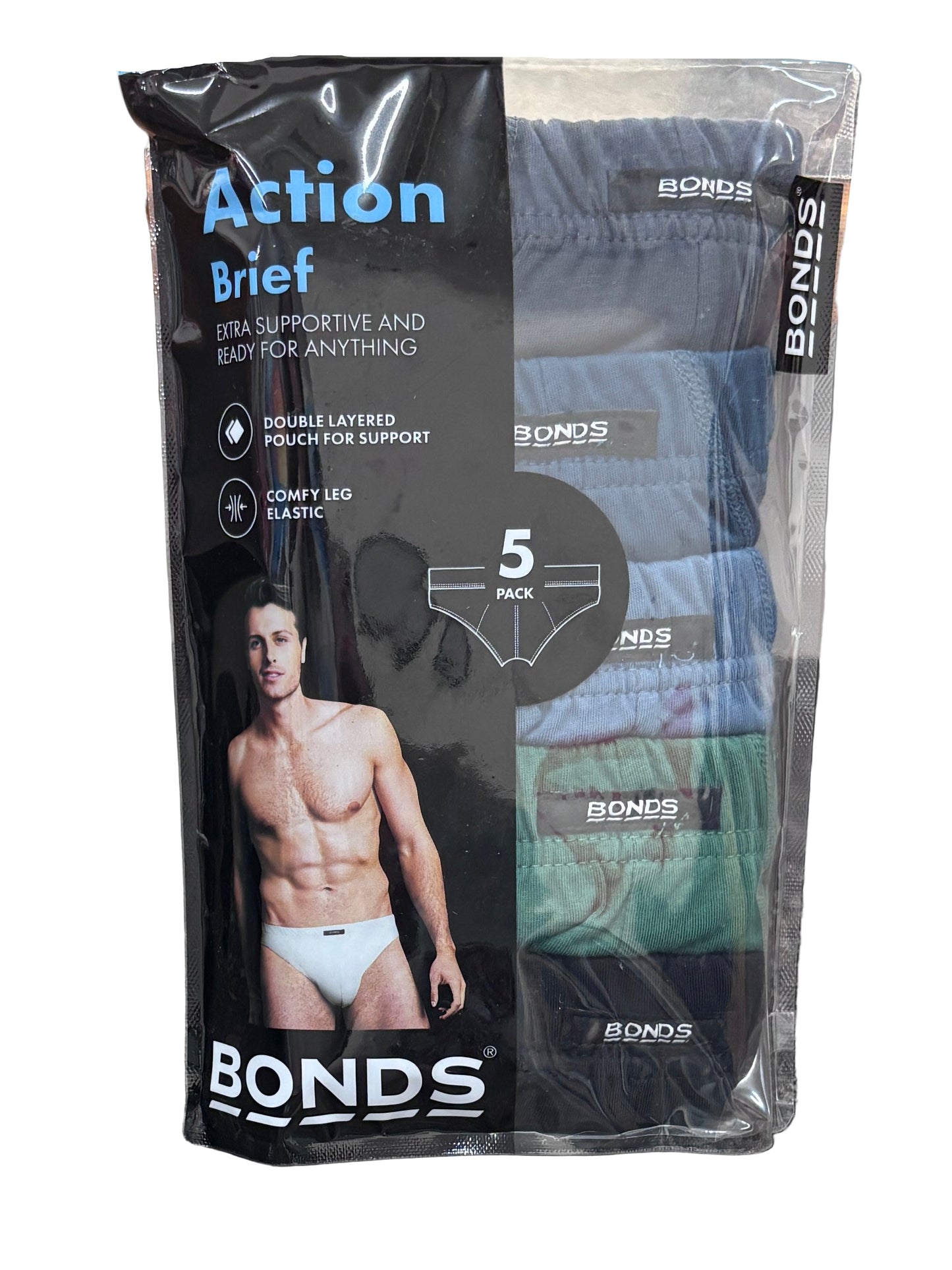 Bonds 5 Pack Action Brief