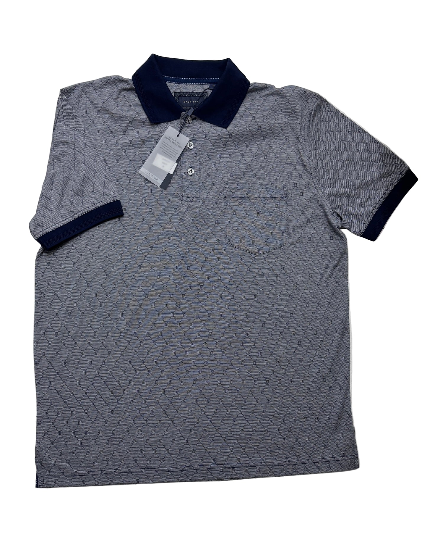 Back Bay Mercerized Cotton Jaquard Polo
