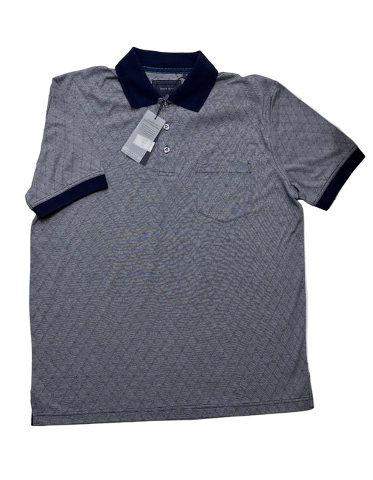 Back Bay Mercerized Cotton Jaquard Polo