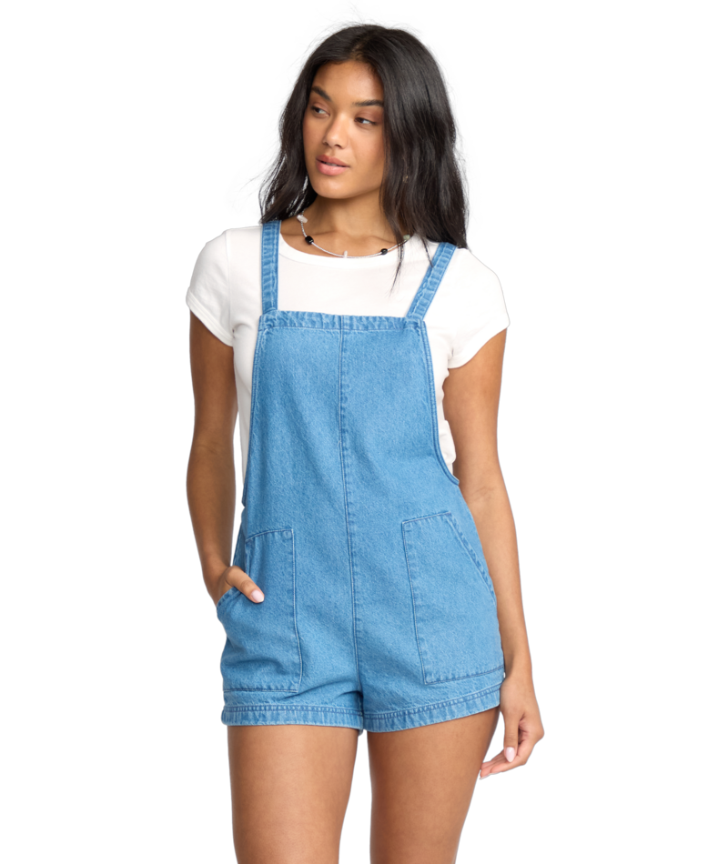 Billabong Beach Crush Denim Overall