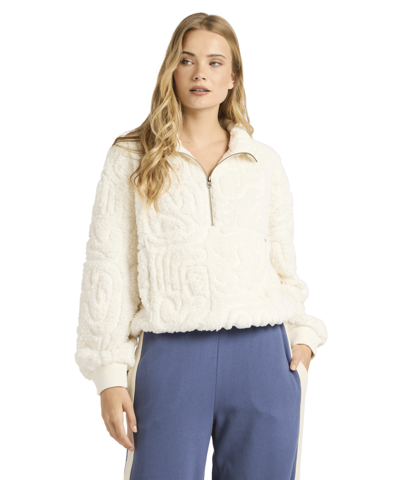 Billabong Le Love Half Zip Crew