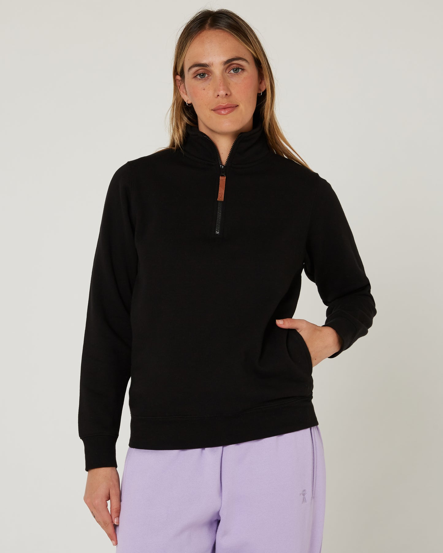 Pilbara Women's Zip C/F Fleece Pullover