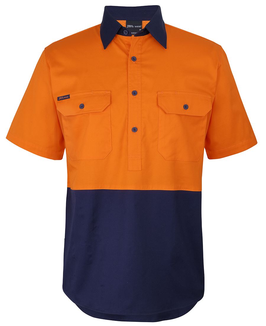 JB's Hi Vis C/F S/S Work Shirt
