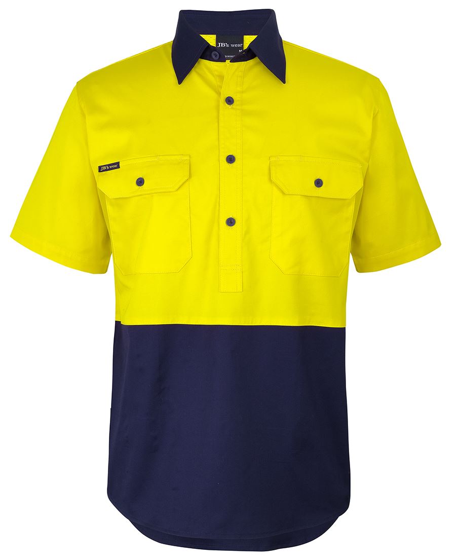 JB's Hi Vis C/F S/S Work Shirt