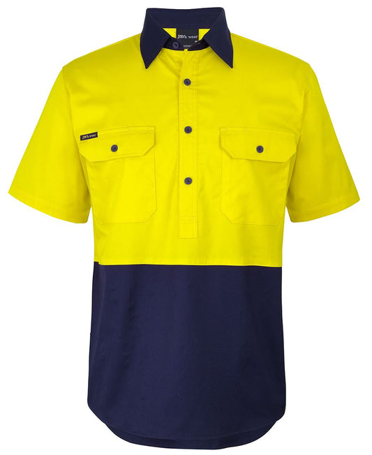 JB's Hi Vis C/F S/S Work Shirt