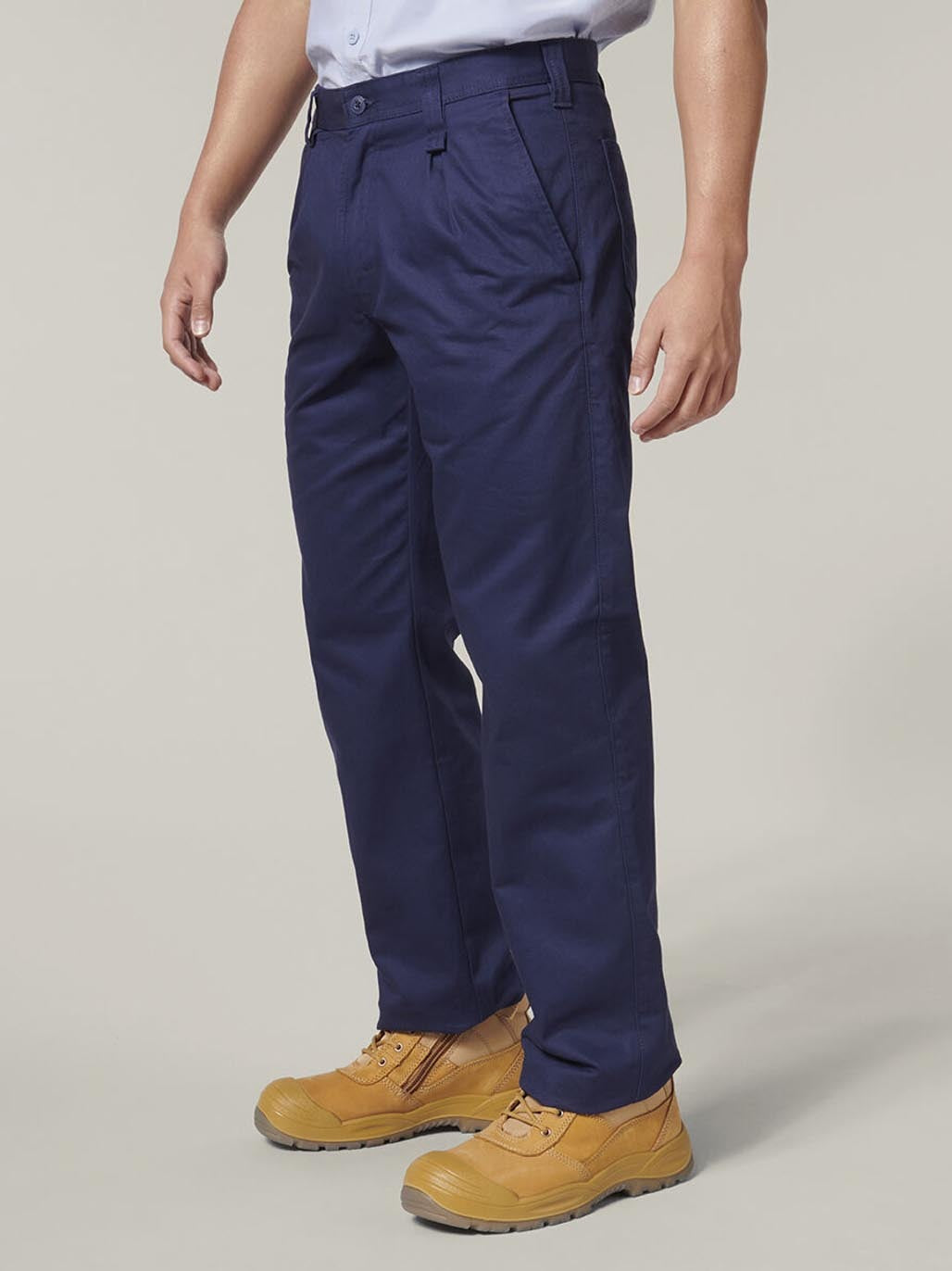Hard Yakka Pleat Front Drill Work Trouser