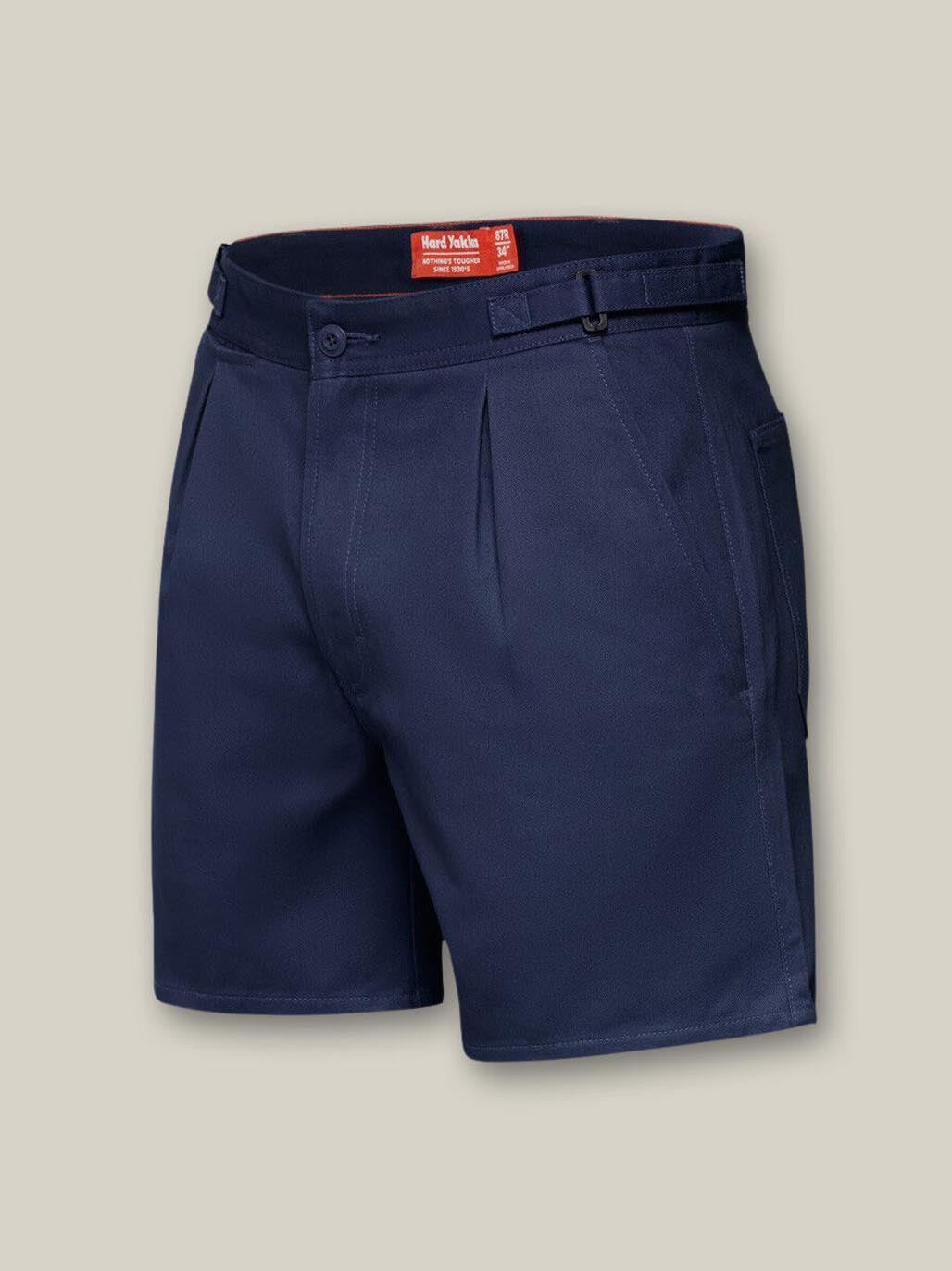 Hard Yakka Drill Work Shorts with Side Tabs
