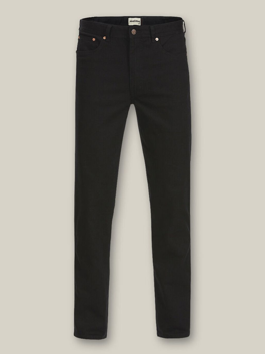 Regular Fit Stretch Work Jean - Black