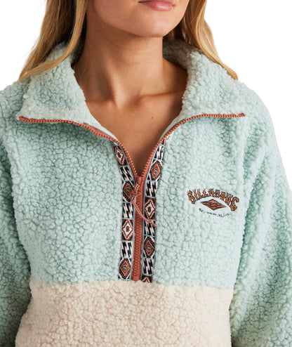 Billabong Horizon Mock Neck Colorblock