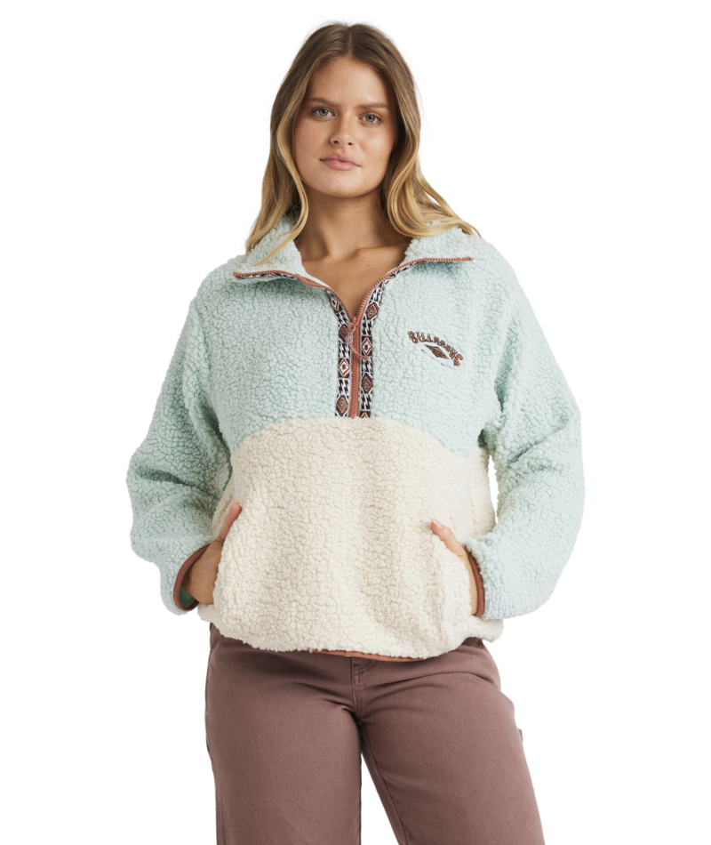 Billabong Horizon Mock Neck Colorblock