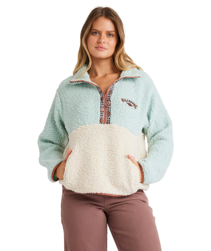 Billabong Horizon Mock Neck Colorblock