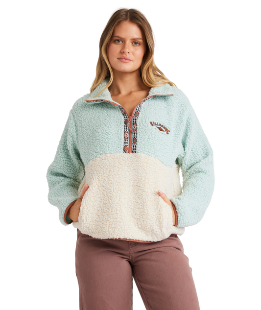 Billabong Horizon Mock Neck Colorblock