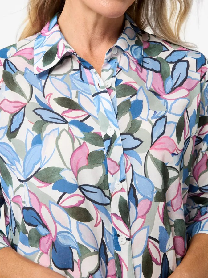 Black Pepper Eleah 3/4 Sleeve Shirt