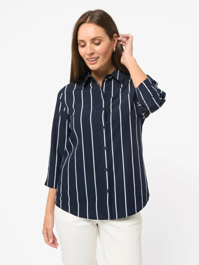 Black Pepper Rhemmy 3/4 Sleeve Shirt