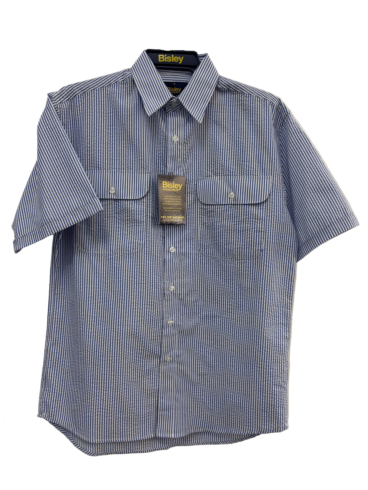 Bisley Seersucker Short Sleeve Shirt