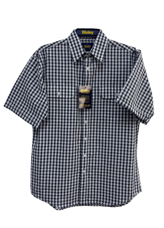 Bisley Seersucker Short Sleeve Shirt