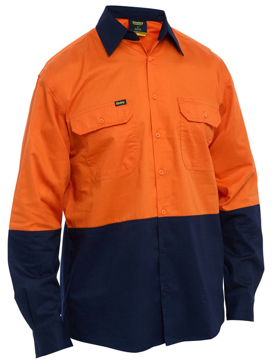 Bisley Hi Vis Cool Lightweight Drill Shirt