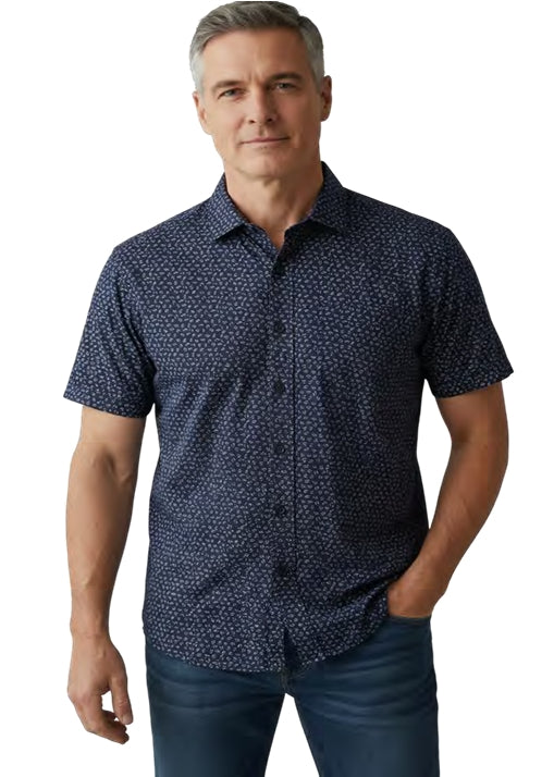 Bamboo Poly Soft Touch Print S/S Shirt