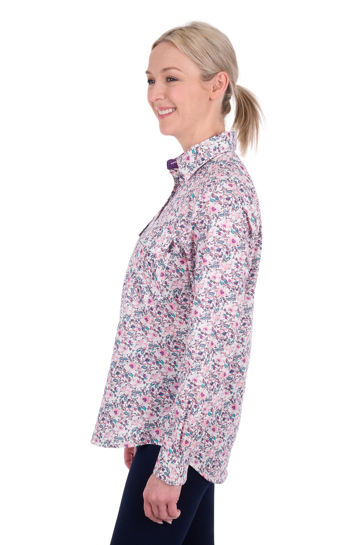 Women's Joyce 1/2 Plkt LS Shirt