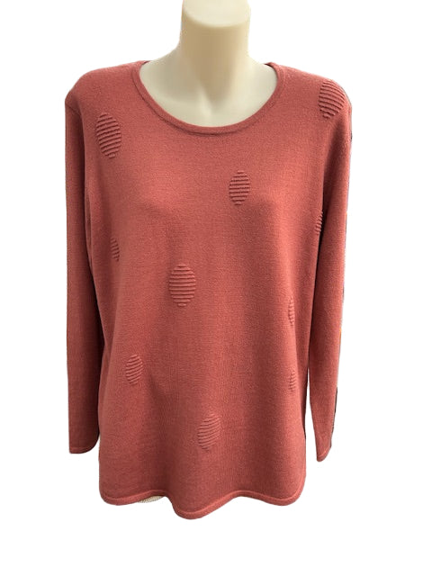 Jillian Textured Dot Knit