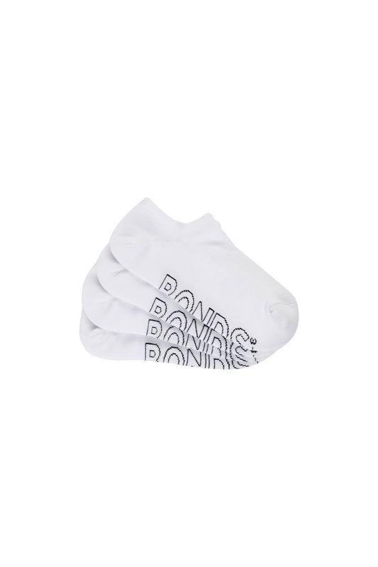Womens Logo Light No Show 4Pk