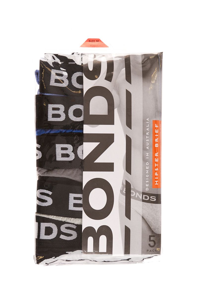 Bonds Men's Hipster Brief 5 pack