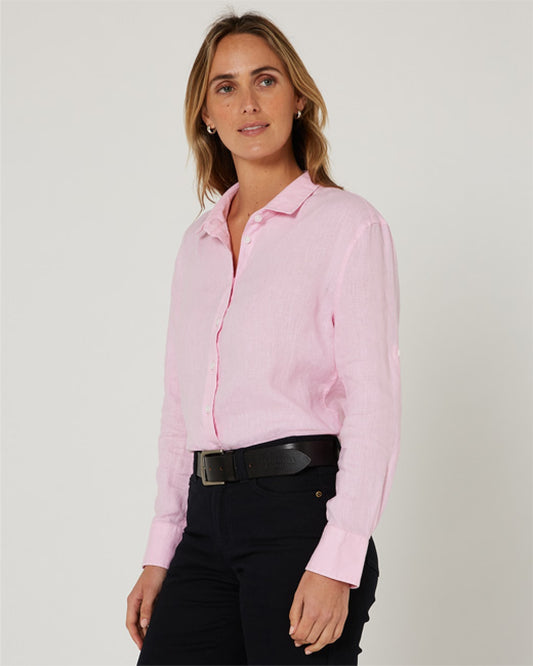 Pilbara Ladies Florence Classic Linen L/S Shirt