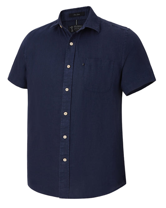 Pilbara Mens Linen S/S Shirt
