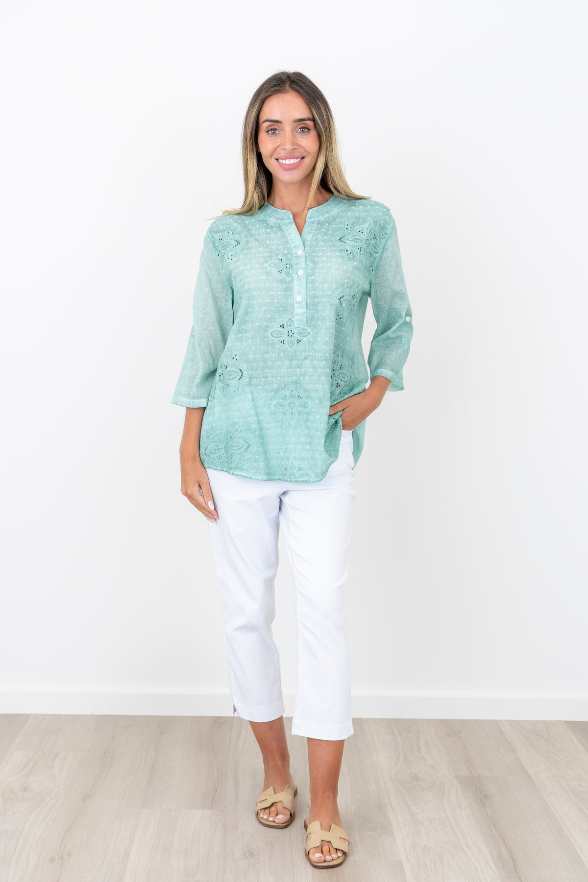 Stevie Embroidered Shirt