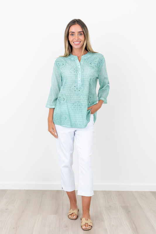 Stevie Embroidered Shirt