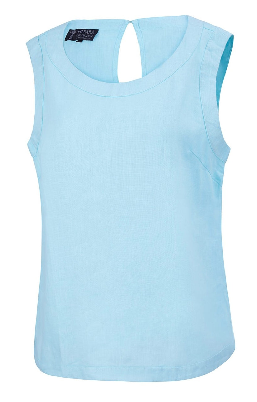 Pilbara Gabriella Linen Singlet