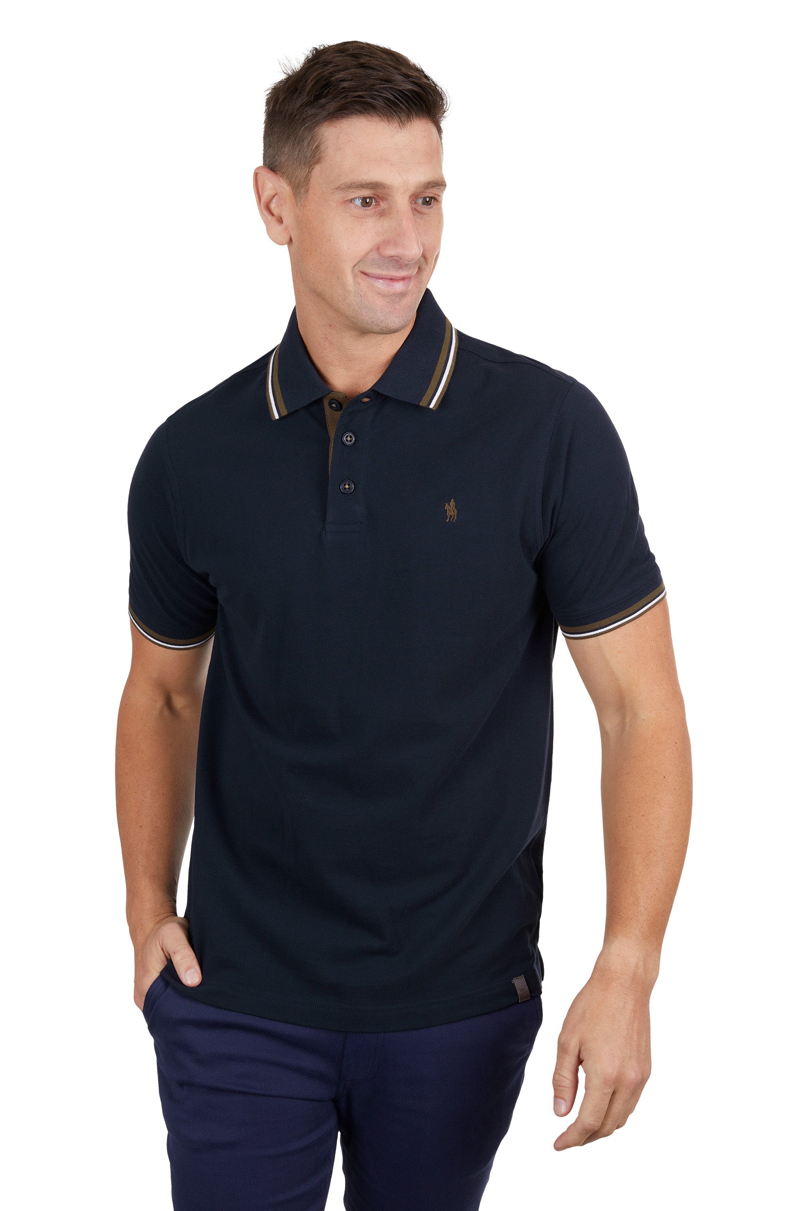 Thomas Cook Mens Logan Tailored SS Polo – Navana Clothing